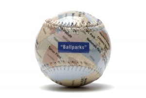 Ballparks of America Map Baseball