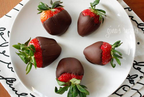 Recipes for chocolate covered strawberries