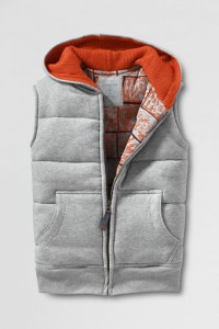 Boys' Full-zip Hoodie Vest