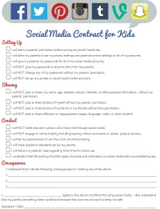 iMOM Social Media Contract