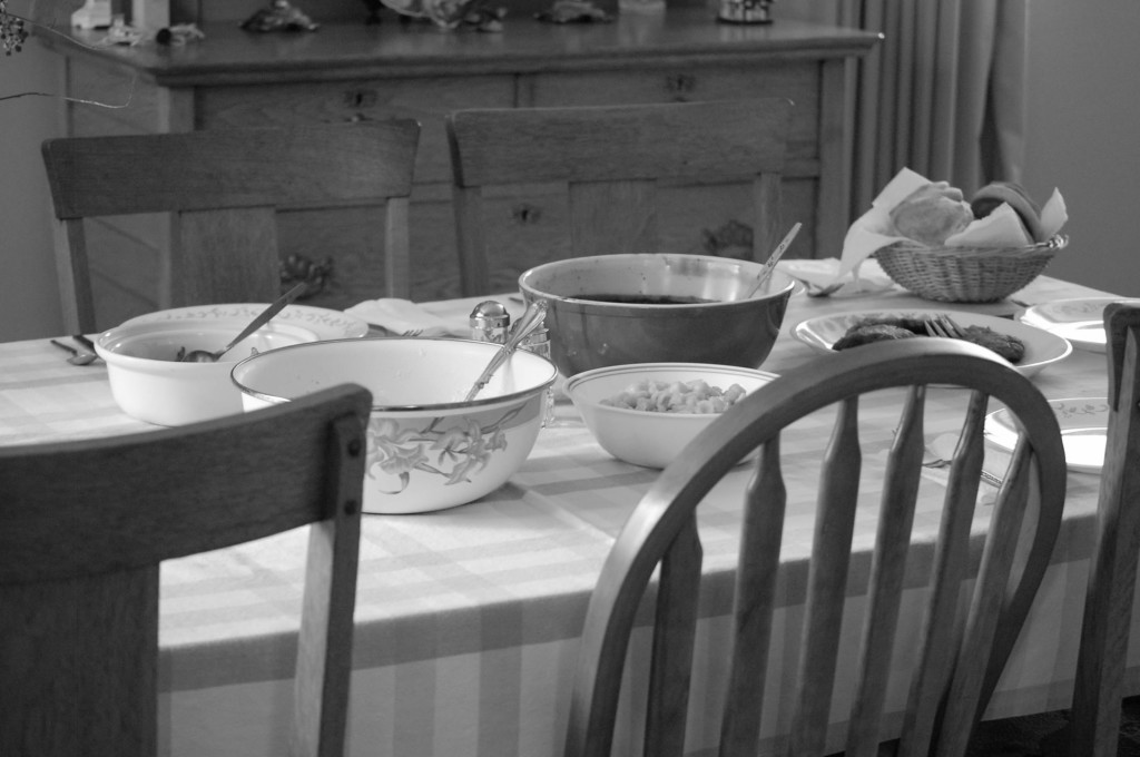 grandma table food