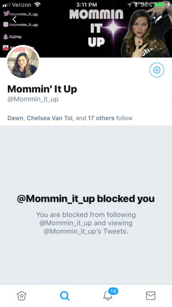 mommin it up